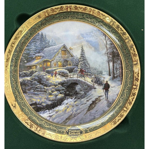 Thomas Kinkade Holiday Thomas Kinkade Christmas Plate Collector
